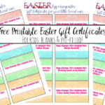 Free Printable Easter Gift Certificates For Kids regarding Free Printable Easter Gift Certificates
