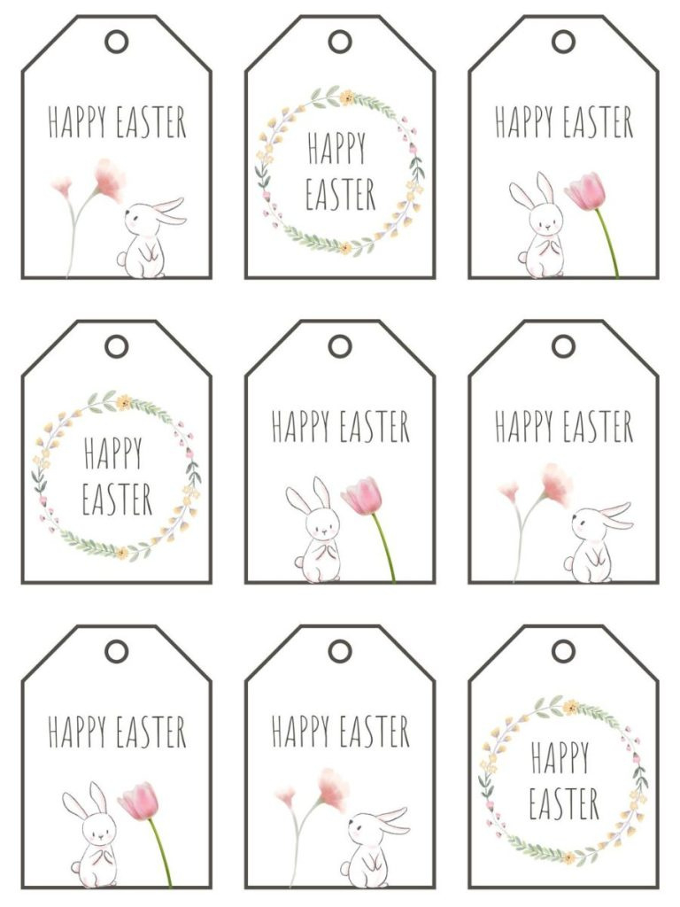 Free Printable Easter Gift Tag Designs For Every Bunny - For Hope for Easter Gift Tags Free Printable