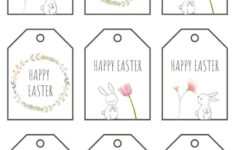 Free Printable Easter Gift Tag Designs For Every Bunny - For Hope inside Easter Gift Printable