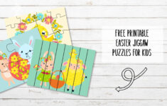 Free Printable Easter Jigsaw Puzzles For Kids - My Printable Home throughout Easter Jigsaw Puzzles Printable