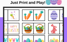 Free Printable Easter Memory Matching Game - Lovinghomeschool with Easter Memory Game Printable