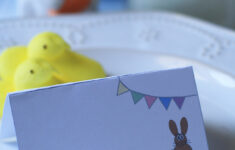 Free Printable Easter Place Cards – Cooking Up Cottage regarding Easter Place Cards Printable Free