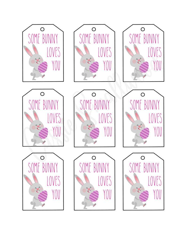 Free Printable Easter Tags {20 Unique Designs} - Cassie Smallwood intended for Free Printable Easter Tags For Teachers