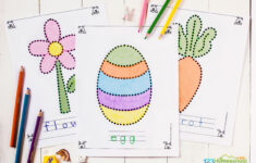 Free Printable Easter Tracing Worksheets For Preschoolers in Free Printable Kindergarten Easter Worksheets