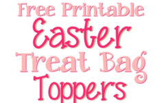 Free Printable Easter Treat Bag Toppers - Easy Peasy Pleasy inside Easter Bag Toppers Free Printable