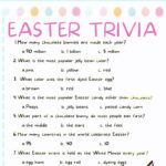Free Printable Easter Trivia Game for Easter Printable Quiz
