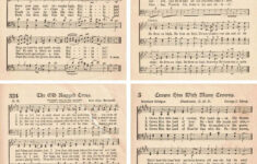 Free Printable Vintage Hymns For Easter regarding Free Printable Easter Sheet Music