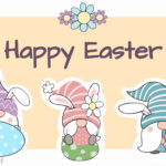 Happy Easter Gnomes Template - Mediamodifier regarding Easter Gnome Printable