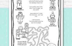 Jesus' Resurrection Easter Activity Pages - Kids Bible Teacher inside Free Easter Printable For Church