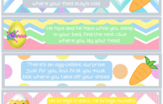 Printable Easter Basket Scavenger Hunt! Make Easter Egg-Stra Special regarding Easter Bunny Scavenger Hunt Printable
