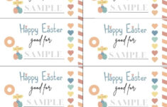Printable Easter Coupons For Adults Archives &gt; From Under A Palm Tree intended for Printable Easter Coupon Template