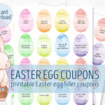 Printable Easter Egg Filler Coupons Kid'S Holiday Coupons Reward throughout Easter Printable Coupons