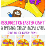 Resurrection Easter Craft : A Printable Easter Story Craft within Printable Easter Story Craft