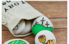 Resurrection Story Stones — That Bald Chick® within Easter Story Stones Free Printable