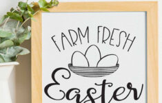 Simple &amp; Beautiful Printable Easter Sign • Crafting My Home throughout Printable Easter Signs