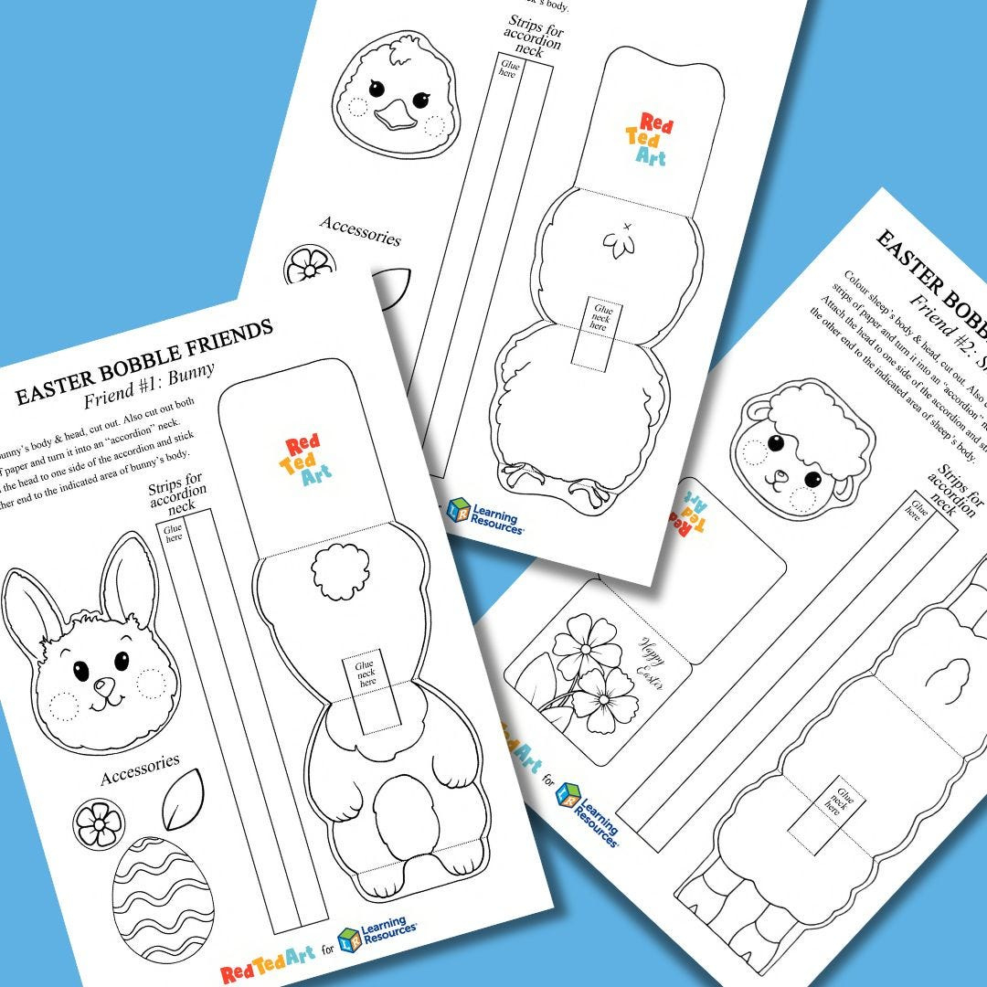 Simple Easter Crafts For Kids | Learning Resources Uk with Free Printable Easter Paper Crafts