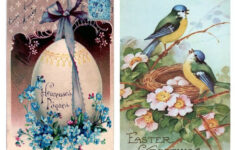 Vintage Easter Printable - Town &amp; Country Living with regard to Vintage Easter Printable